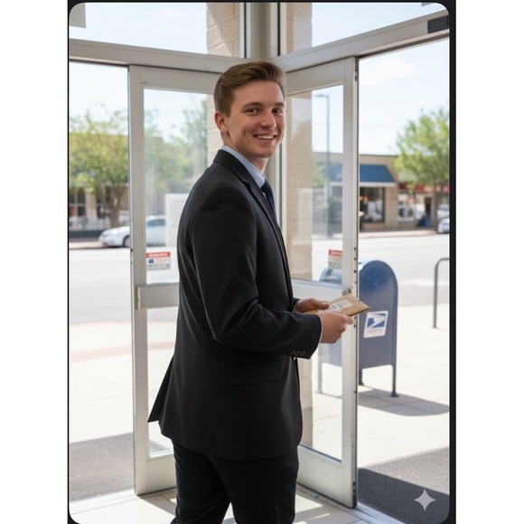 New Braveman Classic Fit Black Single Breast Blazer Jacket Size 40R NWT - Picture 2 of 8